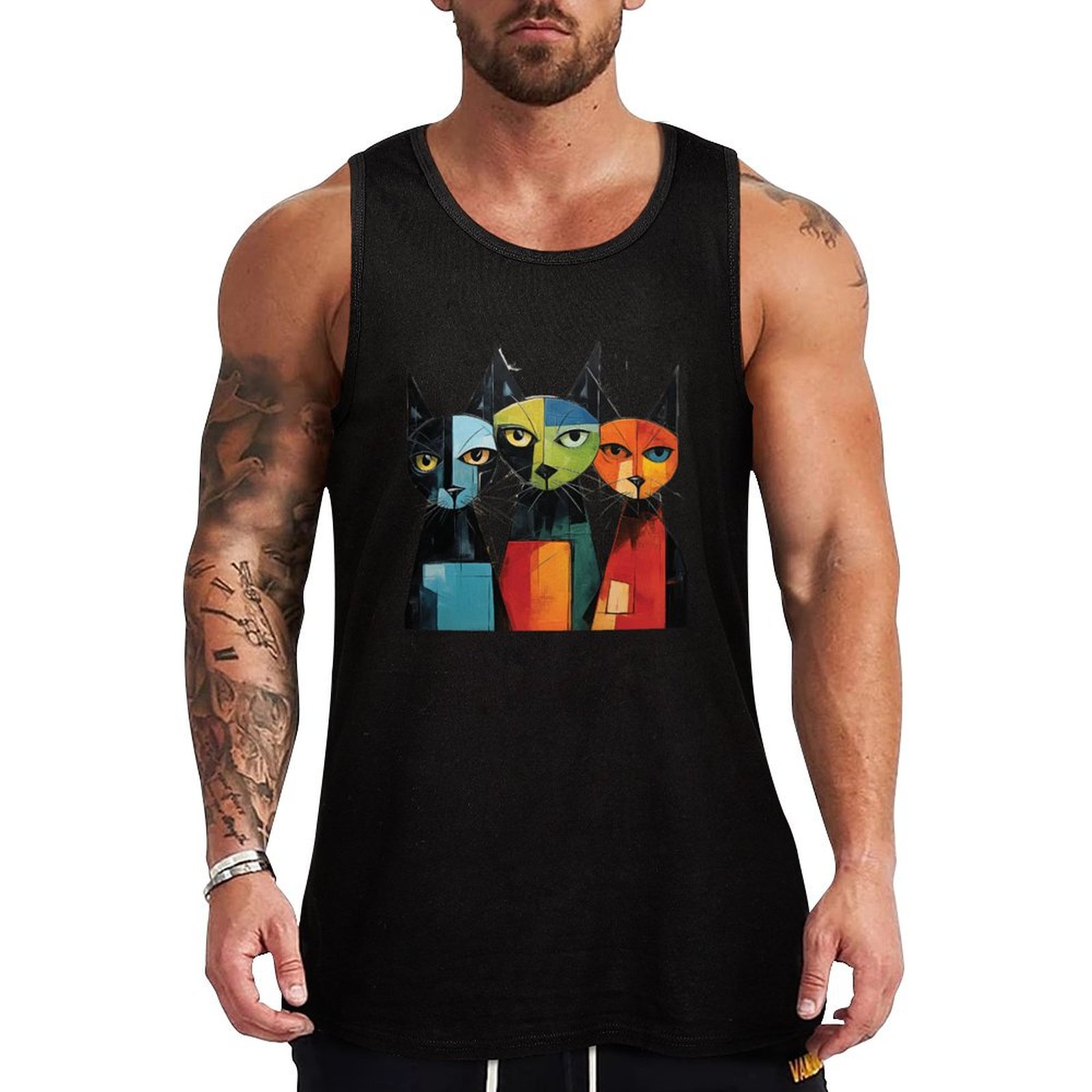 Outdoor Sportsman Group - Group of colorful cats Tank Top
