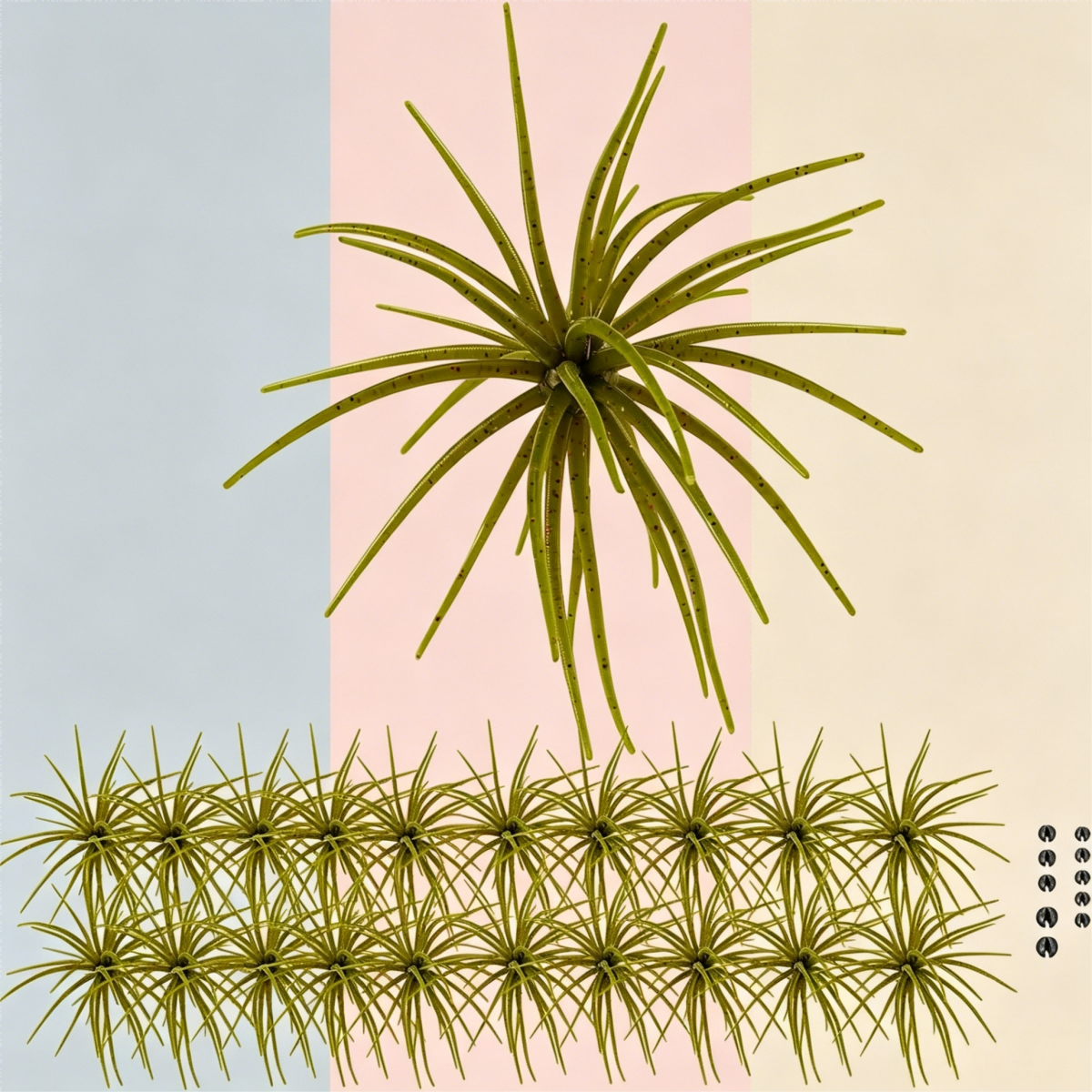 Outdoor Sport Field - Tumbleweed Shaped Flexible Rubber Leg Creature