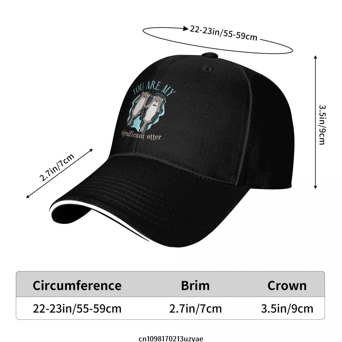 Significant Otter Baseball Cap - Outdoor Sport Hat avis et prix