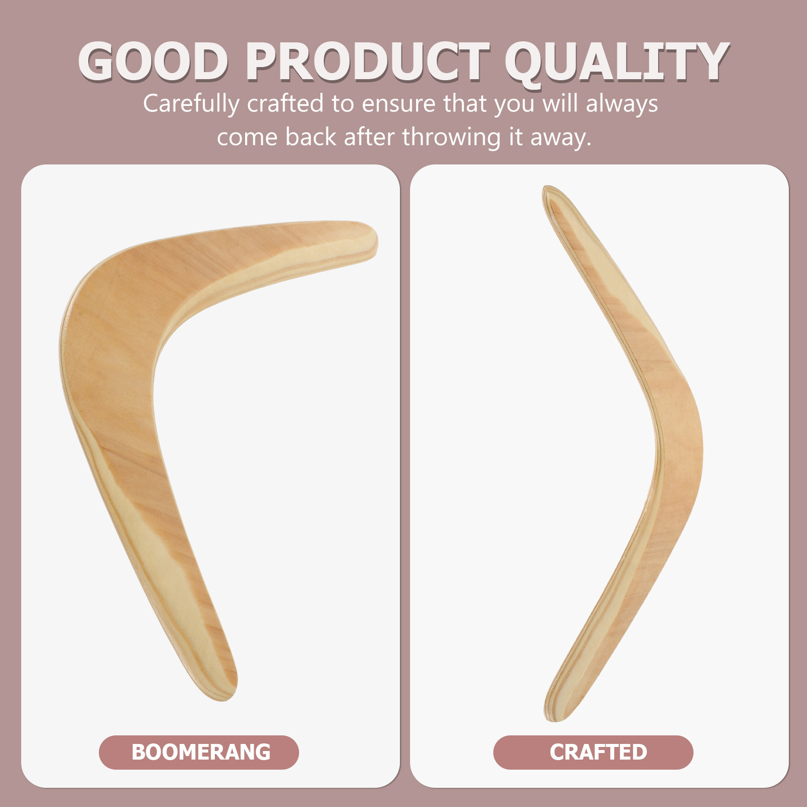 1Pcs Boomerang Wooden Outdoor  - Outdoor Sport Field avis et prix