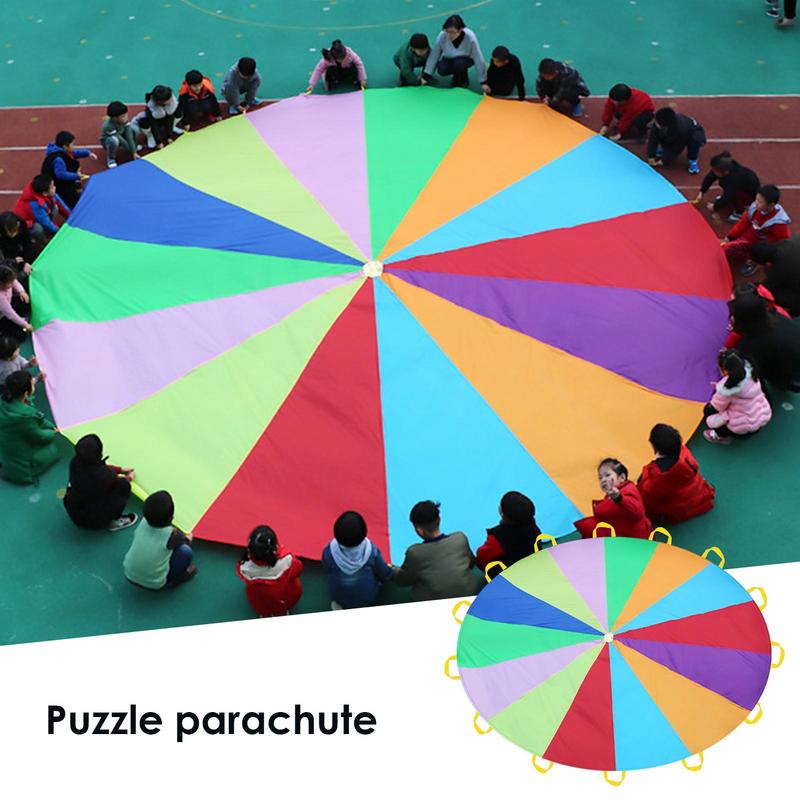 Rainbow Parachute For Kids Spo - Outdoor Sports Umbrella avis et prix