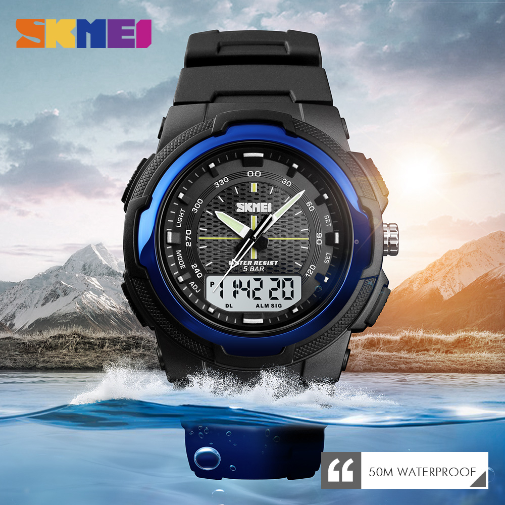SKMEI Outdoor Back Light Dual  - Outdoor Sports List avis et prix