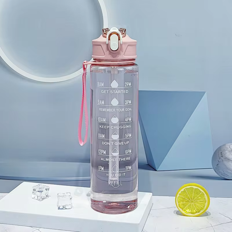 900ml Sports Bottle With Time  - Outdoor Sport Field avis et prix