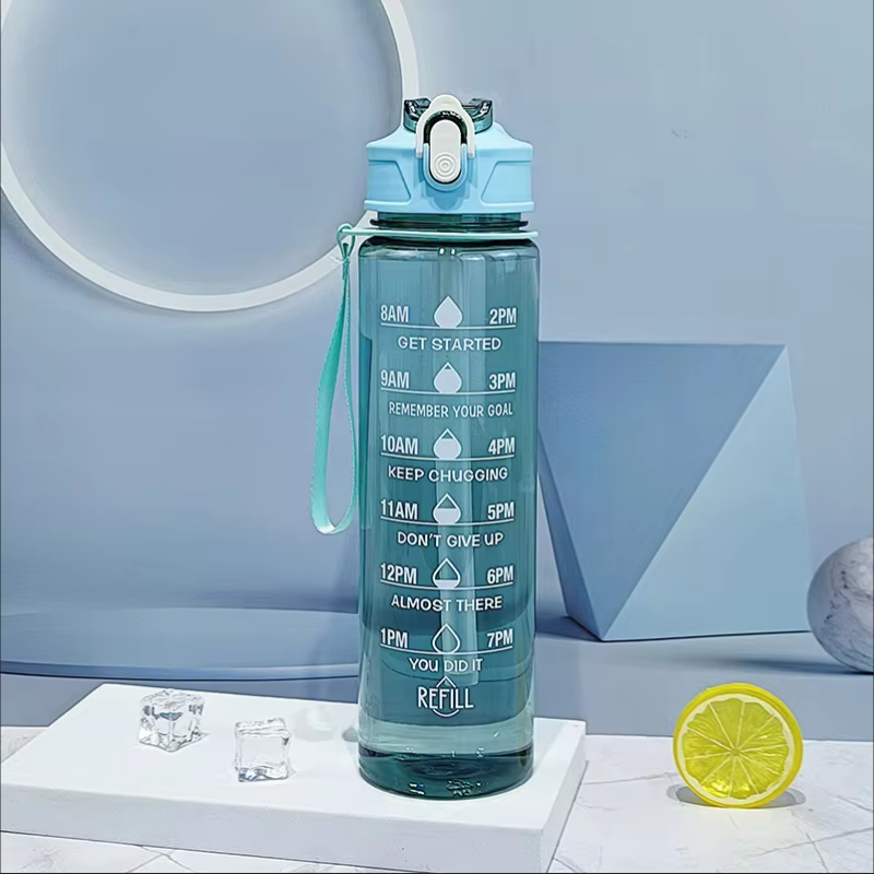 900ml Sports Bottle With Time  - Outdoor Sport Field avis et prix