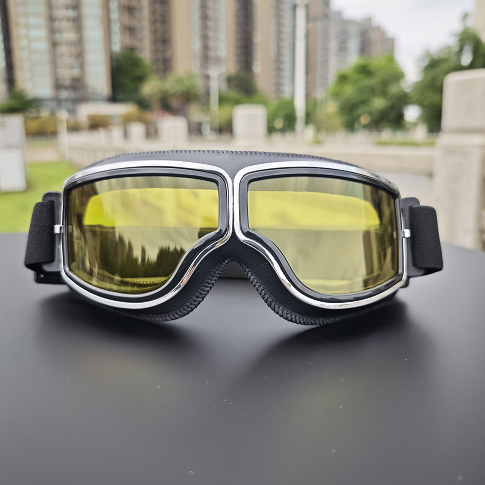 Newest -Style Leather Goggles  - Outdoor Sports Store avis et prix