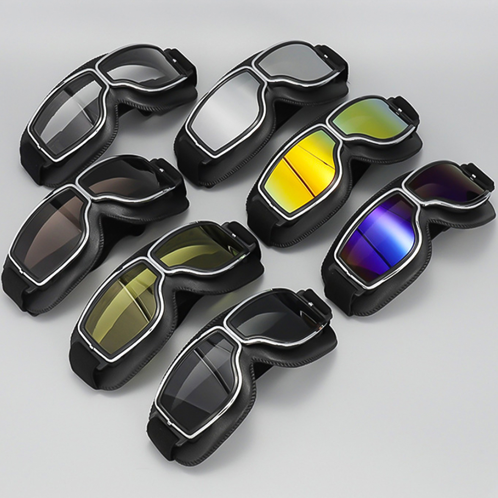 Newest -Style Leather Goggles  - Outdoor Sports Store avis et prix