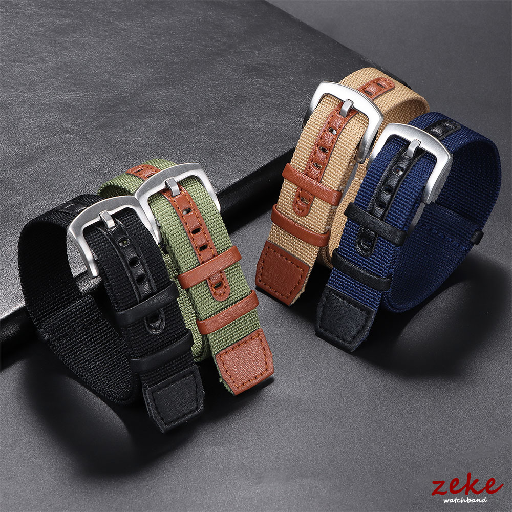 20mm 22mm Nylon Leather Watch  - Outdoor Sport Field avis et prix
